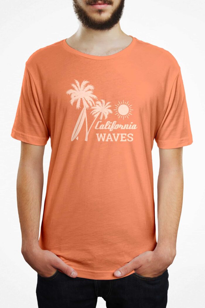 Citrus Wave Cotton Tee – Image 2