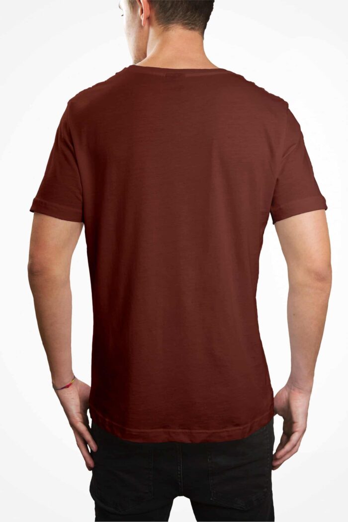 Surfing Rust Cotton Tee – Image 4